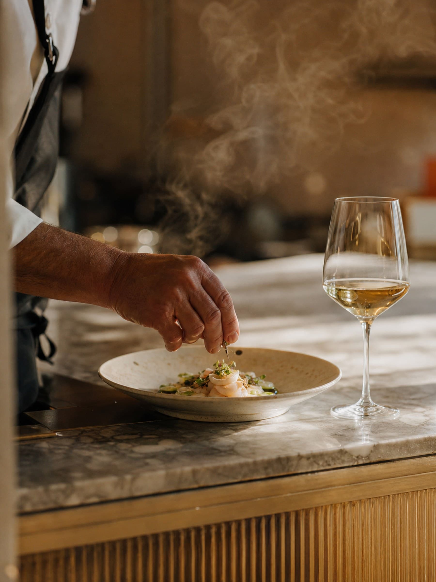 The Chef's Table composed by Prestige Vin