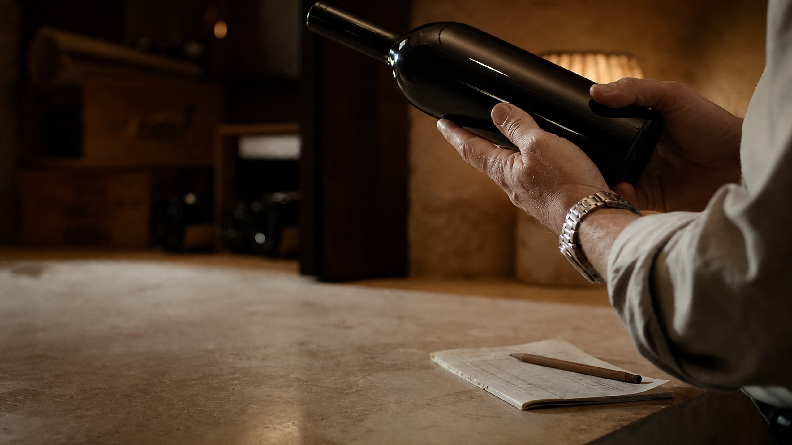 A private New York wine cellar prepared for appraisal