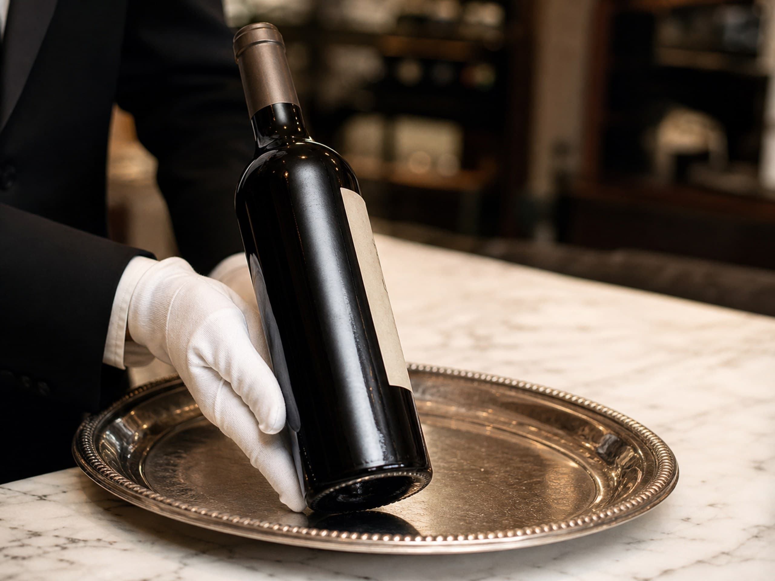 Discreet private wine service