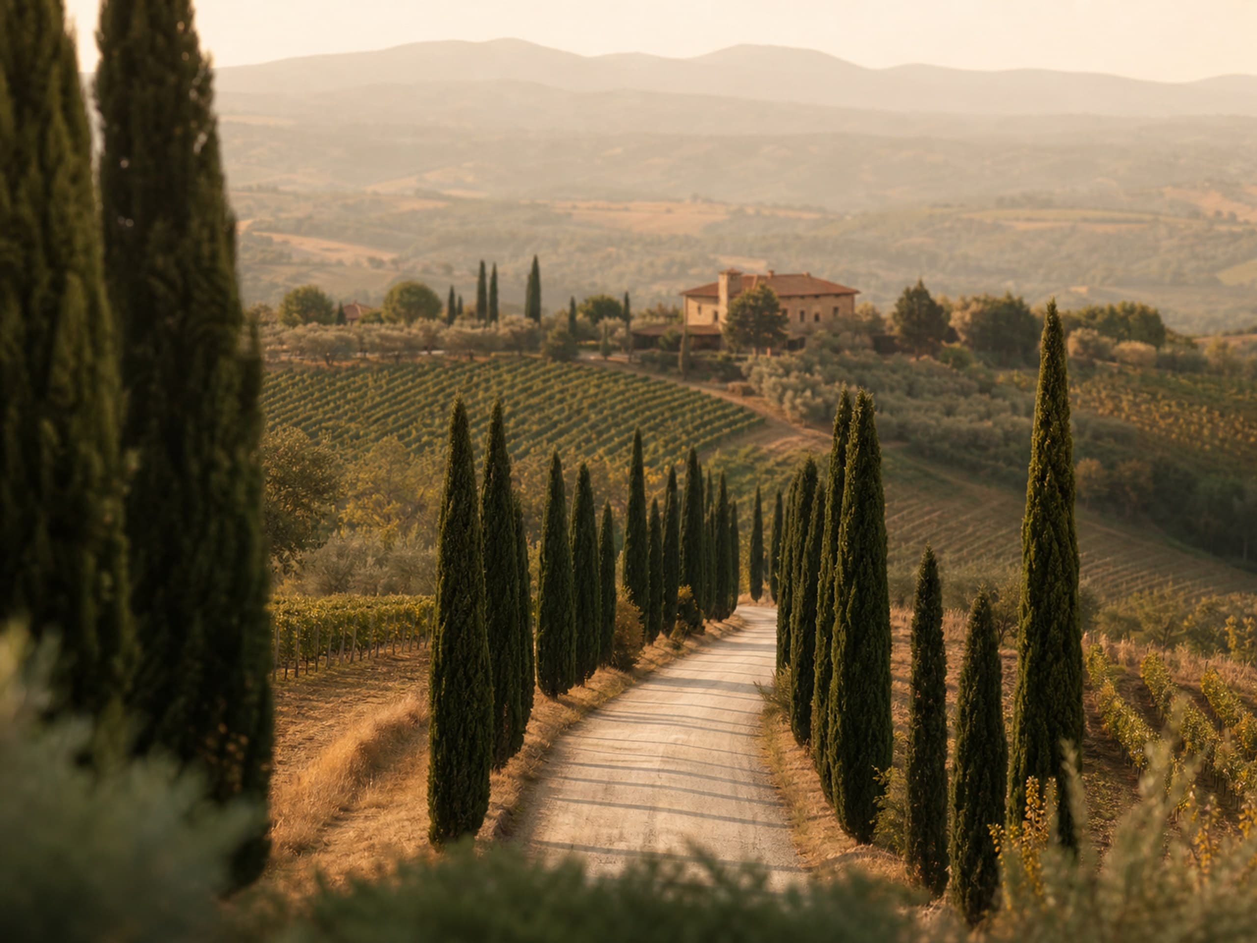 Tuscany as a starting point for a private Prestige Vin journey