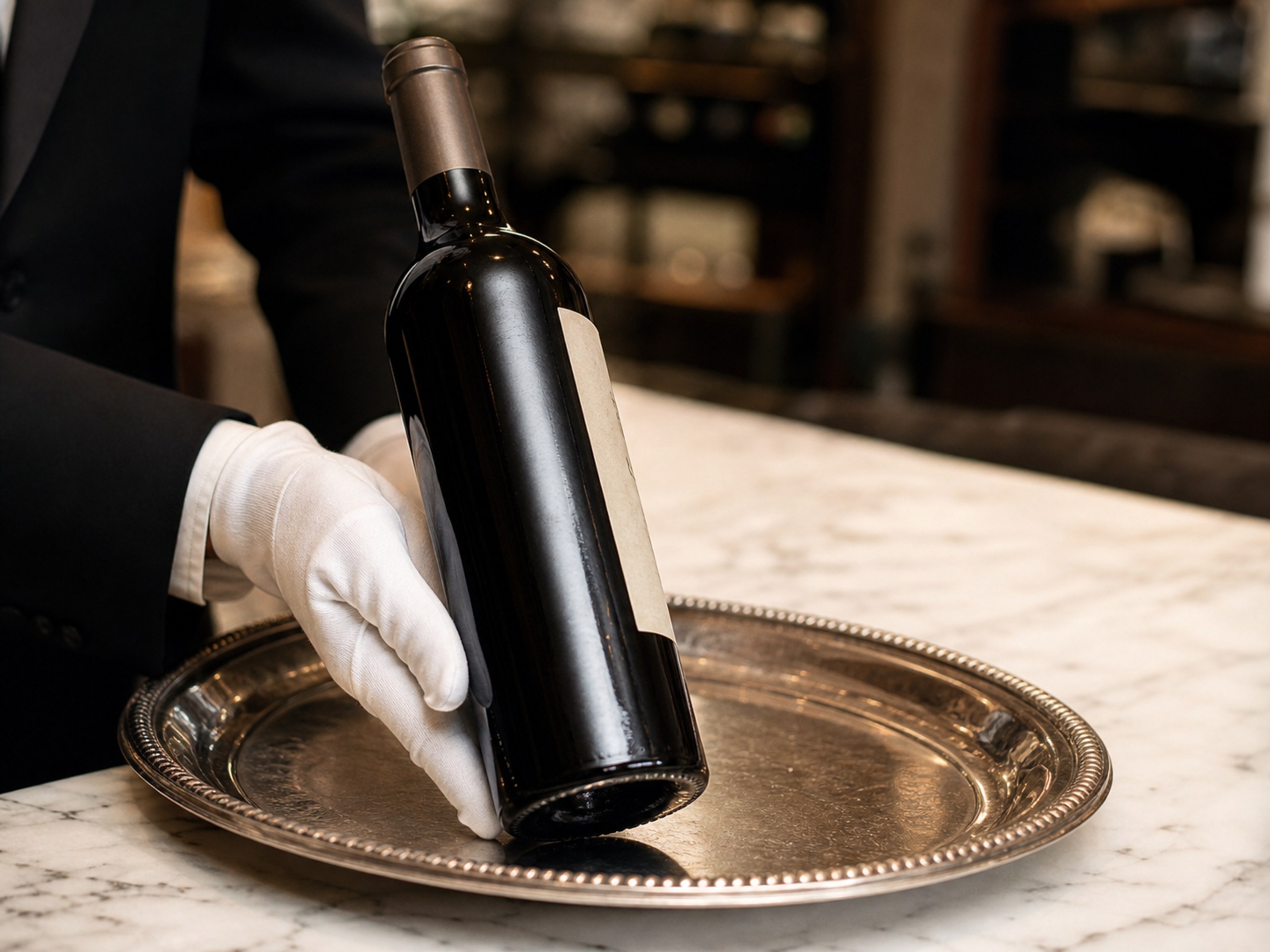 Discreet private wine service
